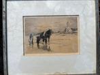 Ets Katwijk aan Zee Maarten Langbroek, Antiek en Kunst, Ophalen of Verzenden
