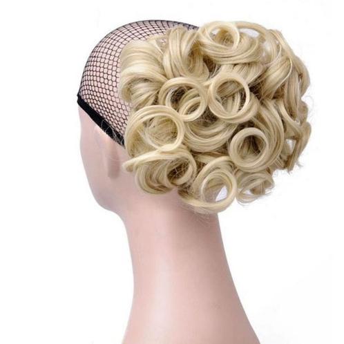 AANBIEDING : Chignon elastisch haarstukje / vlinderkam kleur, Sieraden, Tassen en Uiterlijk, Uiterlijk | Haarverzorging, Nieuw