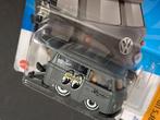 VW Kool Kombi Mat grey 1:64 3inch Hotwheels Pol, Zo goed als nieuw, Verzenden