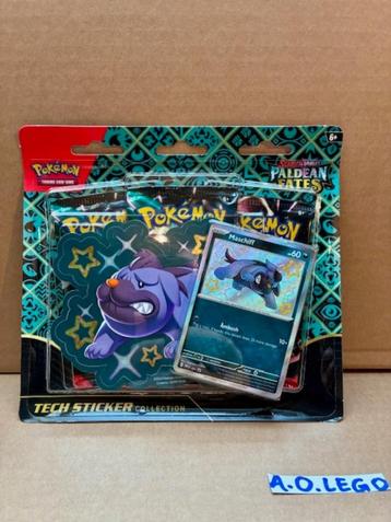 Pokemon Paldean Fates Tech Sticker Collection 3-pack beschikbaar voor biedingen