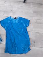 Blauw shirt, Kinderen en Baby's, Kinderkleding | Maat 140, Ophalen of Verzenden, Zo goed als nieuw, Meisje, Shirt of Longsleeve