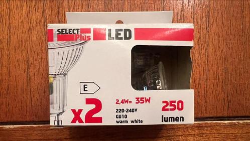 Spots 10 stuks LED 35W GU10 2700k 250lumen, Huis en Inrichting, Lampen | Spots, Led, Ophalen of Verzenden