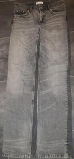 Donkergrijze wijde broek. Lange pijpen. Maat 34. Van Zara., Kleding | Dames, Spijkerbroeken en Jeans, Ophalen, Zo goed als nieuw