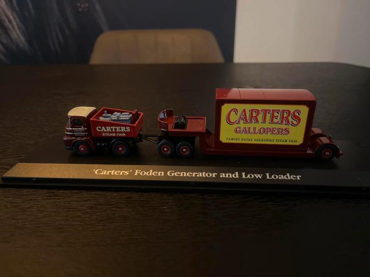 Atlas Editions Carters Steam Fair Vrachtwagen 1:76, Hobby en Vrije tijd, Modelbouw | Auto's en Voertuigen, Zo goed als nieuw, Truck