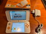 Nintendo New 2DS XL Oranje/Wit - Nieuwstaat!, Spelcomputers en Games, Spelcomputers | Nintendo 2DS en 3DS, Met games, Ophalen of Verzenden