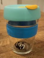 Wereld Natuur Fonds glazen keep cup koffiebeker, Glas of Glazen, Ophalen of Verzenden, Overige stijlen, Glas