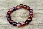 Rode Agaat edelsteen armband - 10 mm, Nieuw, Ophalen of Verzenden, Nvt, Nvt