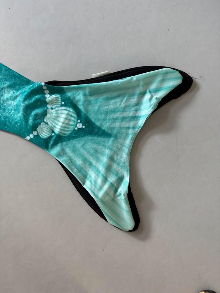 Zeemeerminnenstaart Maat 134/140 - Blauw/Groen, Kinderen en Baby's, Kinderkleding | Kinder-zwemkleding, Zo goed als nieuw, Overig