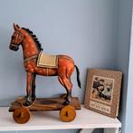 Houten paard, Antiek en Kunst, Kunst | Beelden en Houtsnijwerken, Ophalen of Verzenden