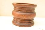 Houten Tabakspot 46318, Verzamelen, Rookartikelen, Aanstekers en Luciferdoosjes, Ophalen of Verzenden, Gebruikt, Sigarenbandjes