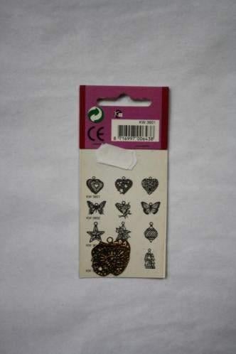 4 zakjes Marianne D Wenskaartenhangertjes diverse, Ophalen of Verzenden, Nieuw, Versiering of Embellishment, Overige merken