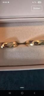 Nieuwe goud vergulde Trouwringen - Maat 16.5 & 20, Sieraden, Tassen en Uiterlijk, Ringen, IJzer of Staal, Nieuw, Ophalen of Verzenden