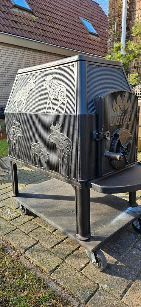 Jotul 121 houtkachel in nieuwstaat, Huis en Inrichting, Kachels, Zo goed als nieuw, Vrijstaand, Houtkachel, Hout, Ophalen of Verzenden