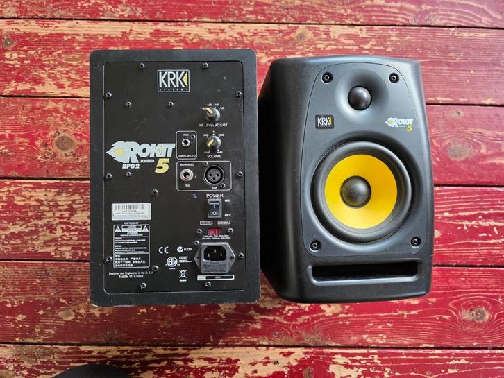 KRK Rokit 5 Powered (Goed Lezen!!), Audio, Tv en Foto, Luidsprekers, Front, Rear of Stereo speakers, Overige merken, Ophalen