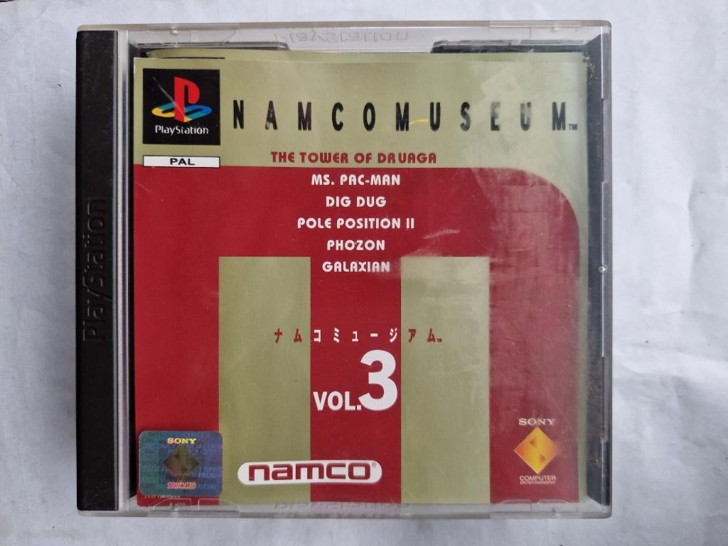 NAMCO MUSEUM vol 3, Gebruikt, 1 speler, Racen en Vliegen, Ophalen of Verzenden