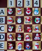 24: Sneeuwpoppen Winter schoenbedels Charms voor de Crocs, Verzamelen, Speldjes, Pins en Buttons, Ophalen of Verzenden, Nieuw
