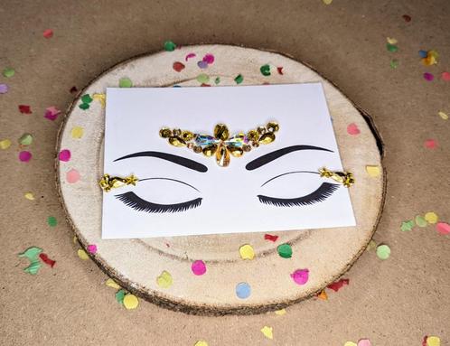 Face Jewels - mermaid en classics - Carnaval / festival, Sieraden, Tassen en Uiterlijk, Uiterlijk | Cosmetica en Make-up, Nieuw