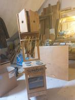 prachtig met de hand gemaakt kinderkeuken oventje !, Kinderen en Baby's, Speelgoed | Houten speelgoed, Ophalen of Verzenden