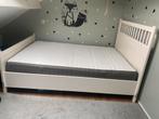 Ikea bed 140x200, Ophalen, Gebruikt, Wit, Tweepersoons
