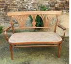 Thonet bankje gemerkt bendwood  art nouveau topstuk stoel, Ophalen of Verzenden