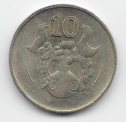 Cyprus 10 cents 1985 KM# 56.2, Postzegels en Munten, Munten | Europa | Niet-Euromunten, Losse munt, Overige landen, Ophalen of Verzenden