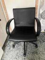 Bureau/ kappersstoel zo goed als nieuw, Ophalen, Zo goed als nieuw, Zwart
