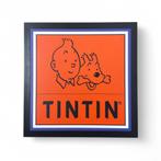kuifje / Tin Tin lichtreclame 40 cm x 40 cm, Lichtbak of (neon) lamp, Nve multidiensten, Nieuw, Gemini 31