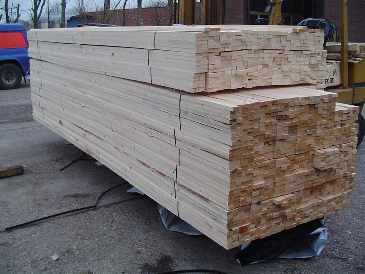 Panlatten 20 x 45mm Lengtes: 3000 / 3600 / 4200 /5100mm, Doe-het-zelf en Verbouw, Dakpannen en Dakbedekking, Nieuw, Steen of Klei