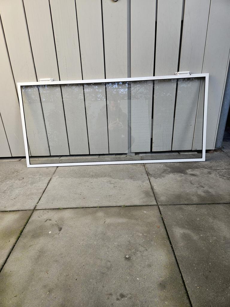 Voorzetramen - 3 Maten, Doe-het-zelf en Verbouw, Glas en Ramen, Ophalen, Gevelraam of Ruit, Gebruikt, 80 tot 120 cm