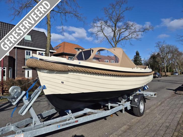 INTERBOAT 17 + VETUS 16PK (2007) ALS NIEUW!, Watersport en Boten, Sloepen, Zo goed als nieuw, 10 tot 30 pk, 3 tot 6 meter, Binnenboordmotor