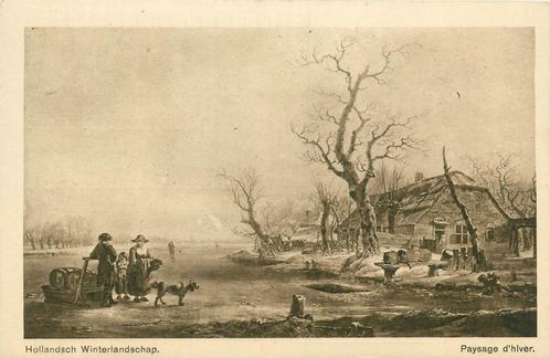 (701-351-009) Hollandsch Winterlandschap, Verzamelen, Ansichtkaarten | Nederland, Verzenden