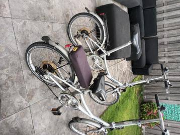 2x Talamex vouwfietsen 6 versnellingen 20 inch beschikbaar voor biedingen