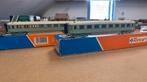 2 Roco turquoise rijtuigen, Gelijkstroom, Wagon, Ophalen of Verzenden, Roco