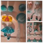Tyco quints cousins kleding turquoise (zonder popje) vintage, Ophalen of Verzenden, Gebruikt, Barbie