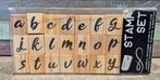 Houten letter stempels - NIEUW, Hobby en Vrije tijd, Stempelen, Ophalen of Verzenden, Nieuw, Houten stempel