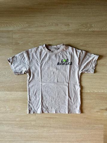 Z.g.a.n. Beige bruin shirt met print van Next, mt 116 / 122 beschikbaar voor biedingen