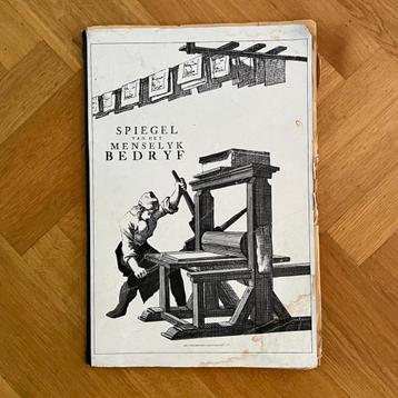 Spiegel van het Menselyk Bedryf, antieke ambachtenprenten beschikbaar voor biedingen