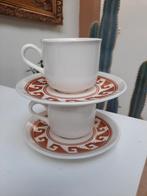 Fairtrade Thailand kopjes en schotels 3 stuks, Ophalen of Verzenden