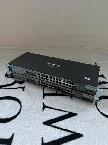 2 x HP ProCurve 1700-24 | 24-poorts managed switch | J9080A beschikbaar voor biedingen