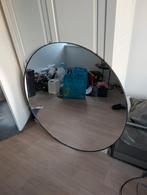 110cm Ronde Spiegel met Zwarte Rand, Huis en Inrichting, Woonaccessoires | Spiegels, Ophalen, Gebruikt, 100 tot 150 cm, 75 tot 100 cm