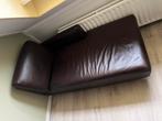 Chaise Longue, Ophalen, Eenpersoons, Leer, Zo goed als nieuw