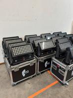 ✅ 2x RGBWA-UV IP65 60X3W 6in1 Flood Par (LAATSTE SET!!), Ophalen, Zo goed als nieuw, Licht