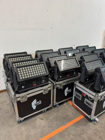 ✅ 2x RGBWA-UV IP65 60X3W 6in1 Flood Par (LAATSTE SET!!) beschikbaar voor biedingen