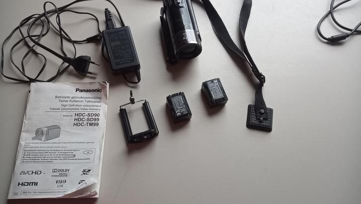 Panasonic HDC-SD90 CAMcorder ( SD kaart ), Audio, Tv en Foto, Videocamera's Digitaal, Gebruikt, Geheugenkaart, Panasonic, 20x of meer