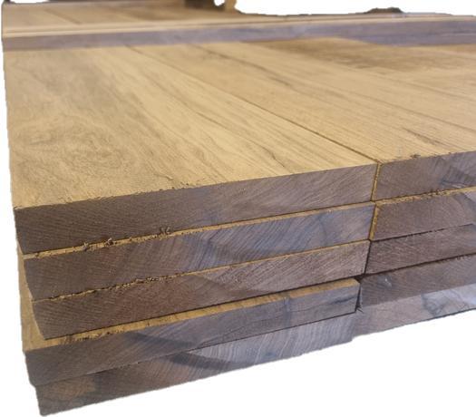 23 Hardhouten planken geschaafd 2.3x19.5 cm - nr: HP141, Tuin en Terras, Palen, Balken en Planken, Nieuw, Planken, 250 cm of meer