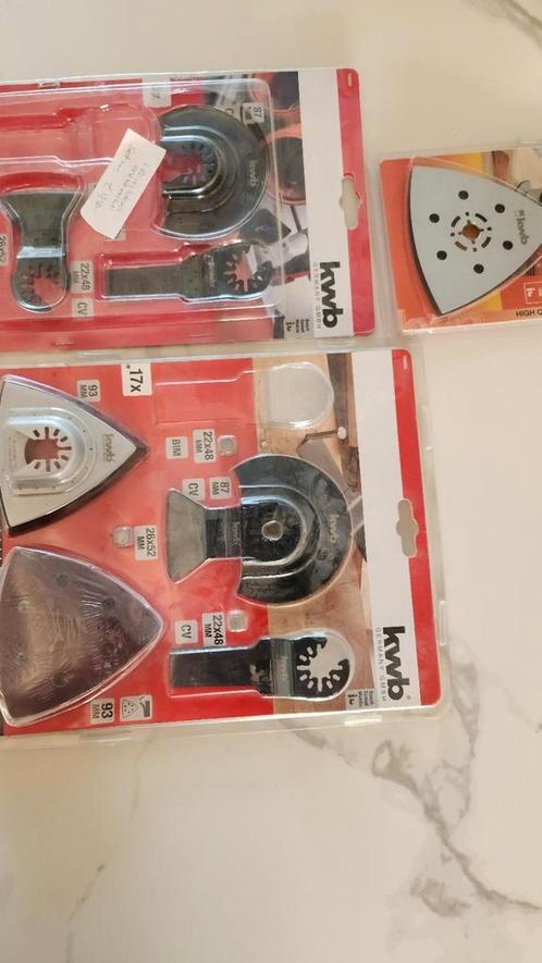 Te koop: KWB multitool accessoiresets – nieuw in verpakking, Doe-het-zelf en Verbouw, Hang- en Sluitwerk, Zo goed als nieuw, Ophalen of Verzenden
