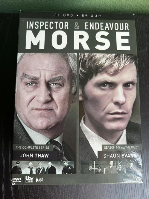 Inspector Morse (compleet) & Endeavour Morse (S1-5 + prequel, Cd's en Dvd's, Dvd's | Tv en Series, Zo goed als nieuw, Thriller