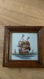 Makkumer tegel zeilschip, Antiek en Kunst, Ophalen of Verzenden