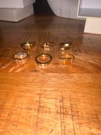 Diverse set fashion ringen, Overige materialen, Gebruikt, Overige kleuren, Ophalen of Verzenden