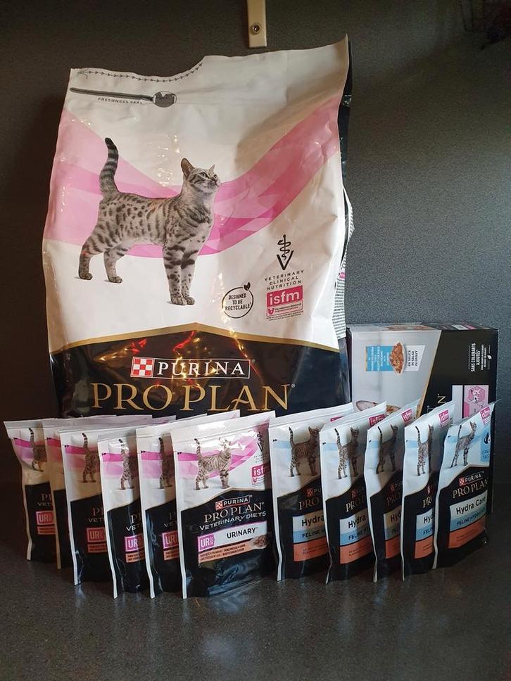 Purina proplan veterinary diets urinary brokken + natvoer, Dieren en Toebehoren, Dierenvoeding, Kat, Ophalen of Verzenden